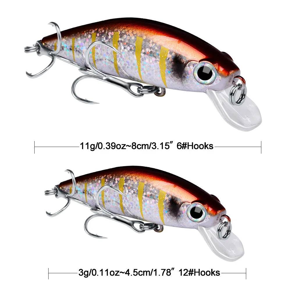PROBEROS Sinking Minnow 80mm – Lifelike Crankbait Action - Fish & Cheaps | Fishing & Outdoor Gear