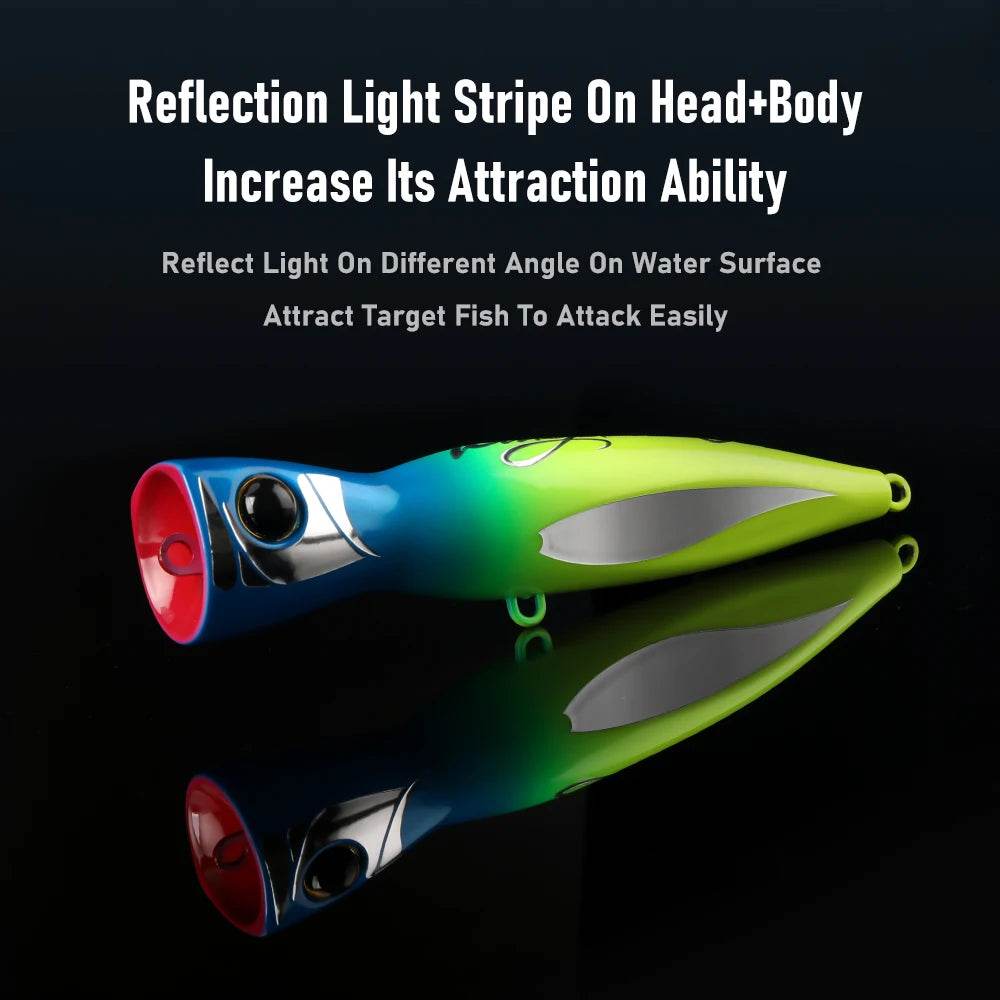 Kingdom GT Topwater Popper – 60g/85g, 160mm/185mm - Fish & Cheaps | Fishing & Outdoor Gear