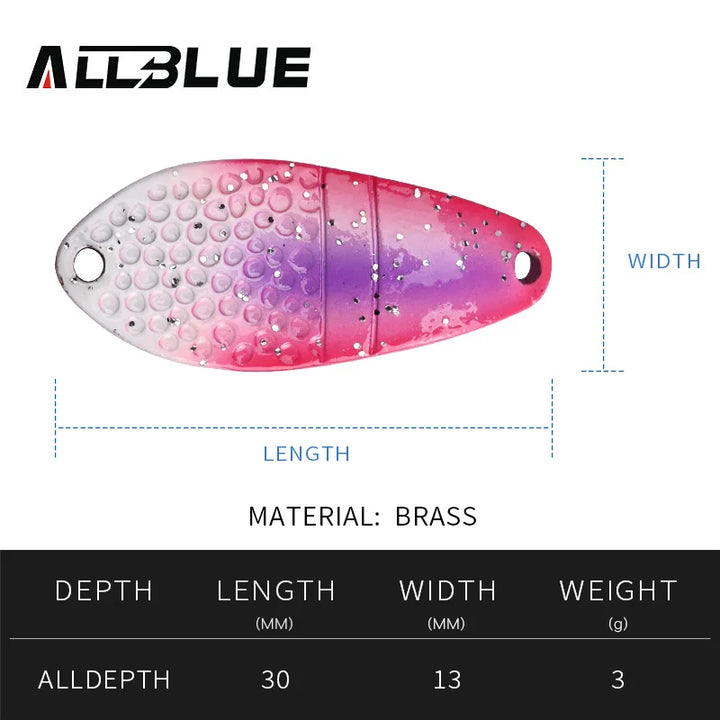 BLUX 3g Mini Metal Spoon – Freshwater Trout Lure
