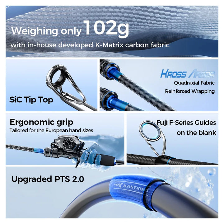 KastKing Spartacus III Carbon Lure Rod