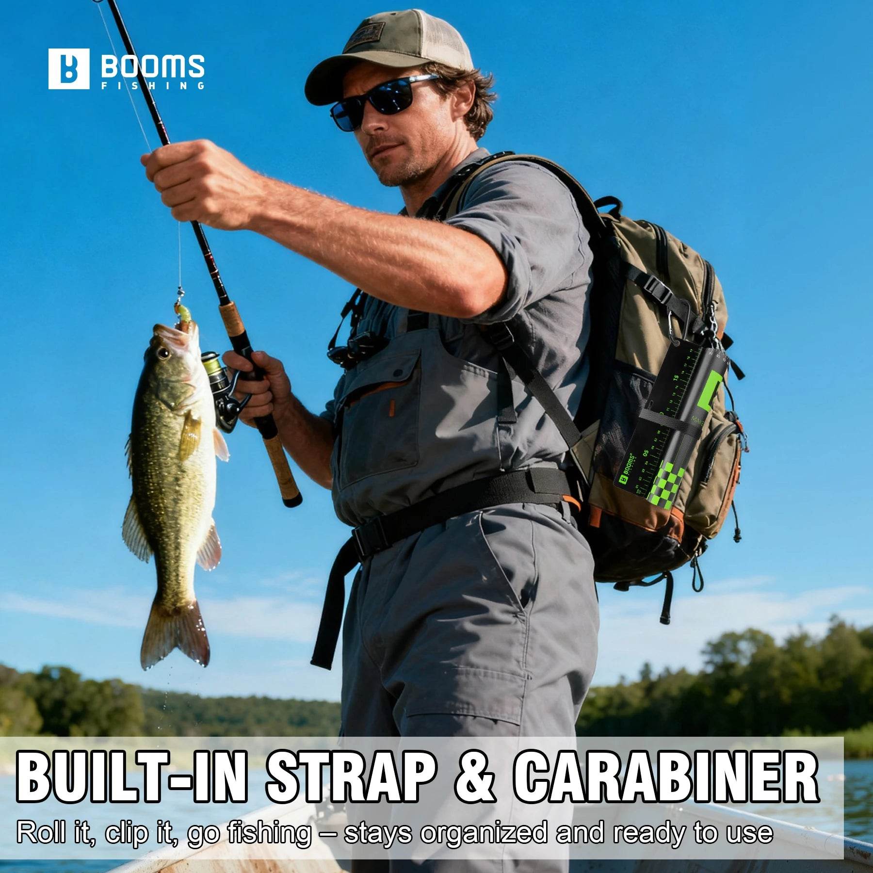 Booms Fishing 150cm Waterproof PVC Fish Measuring Ruler - Fish & Cheaps | Fishing & Outdoor Gear