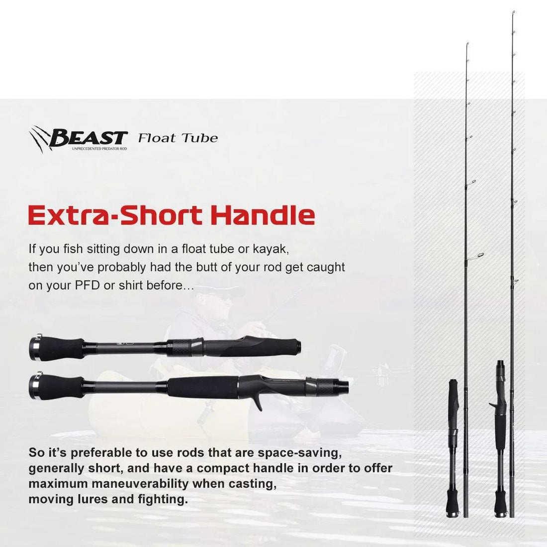 Noeby Beast Float Tube Pike Rod - Fish & Cheaps | Fishing & Outdoor Gear