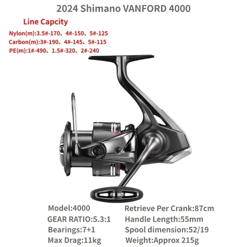 Shimano 2024 Vanford Spinning Reel - Fish & Cheaps | Fishing & Outdoor Gear
