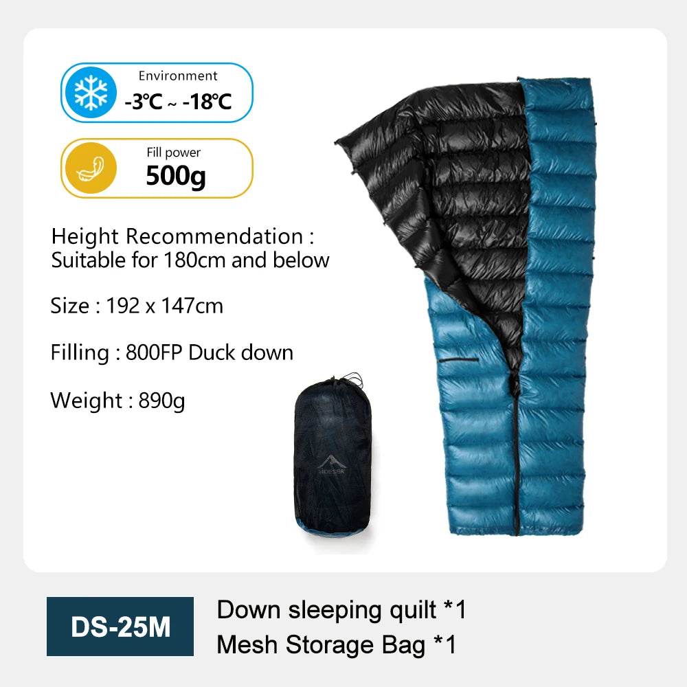 Widesea Ultralight Down Sleeping Bag - Fish & Cheaps | Fishing & Outdoor Gear