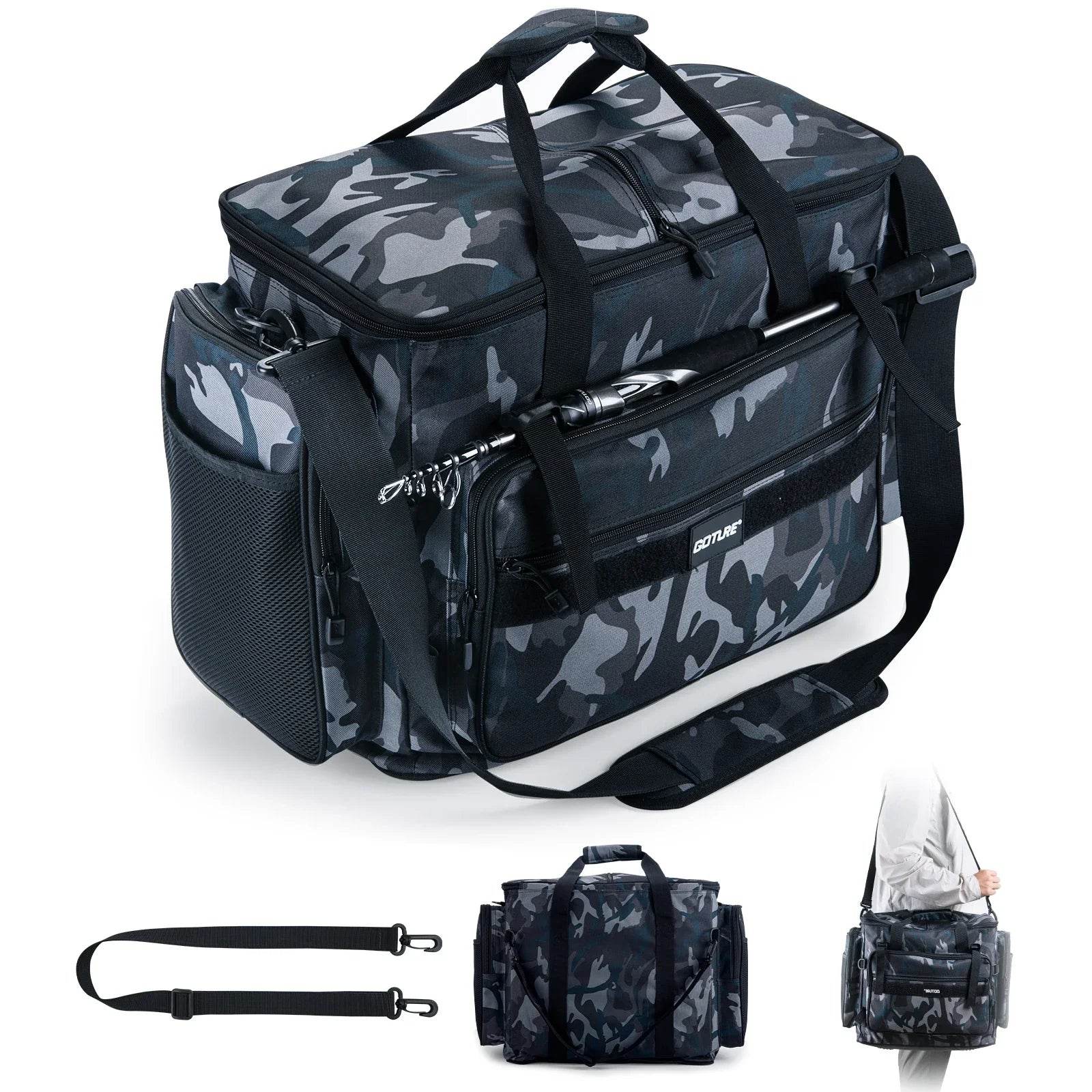 Goture Outdoor Waterproof Fishing Tackle Bag - Fish & Cheaps | Fishing & Outdoor Gear
