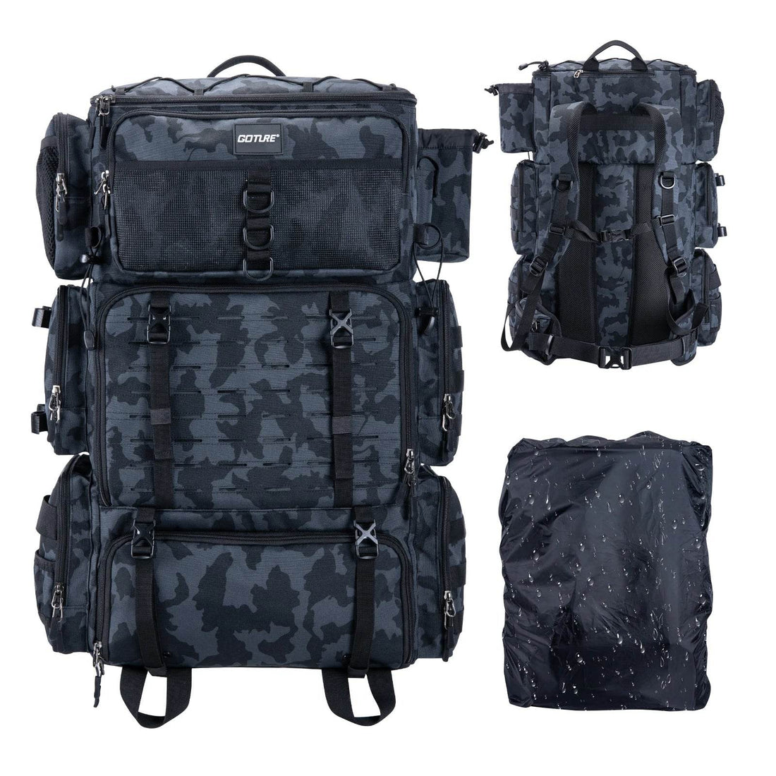 Goture 72L Large Capacity Fishing Tackle Bag - Fish & Cheaps | Fishing & Outdoor Gear