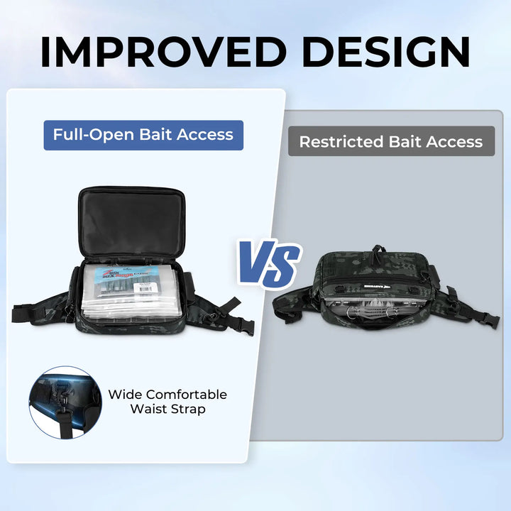 KastKing BaitSpace Waist Bag – Waterproof Tackle Storage Bag