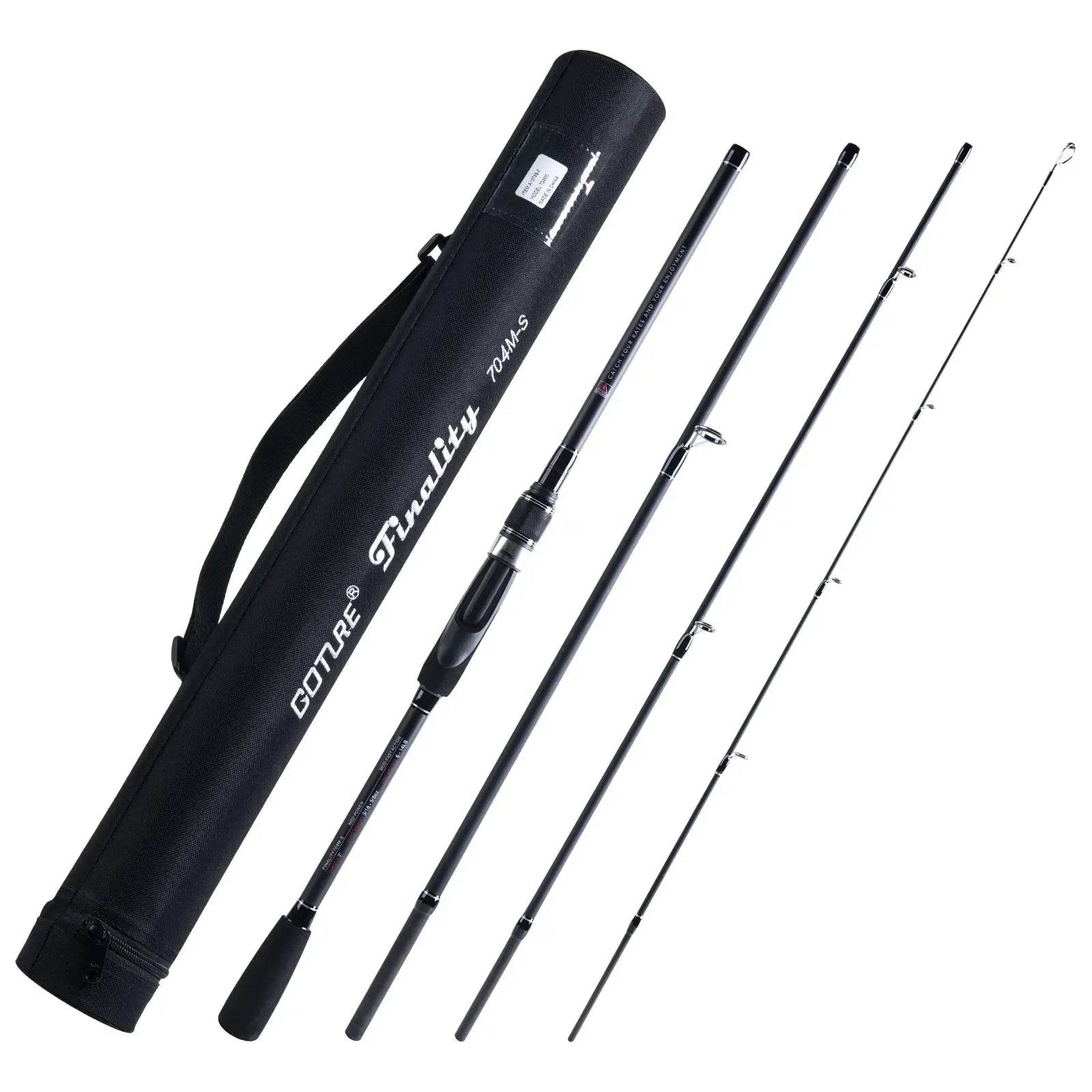 Goture Finality 4 Piece Spinning Casting Travel Rod - Fish & Cheaps | Fishing & Outdoor Gear