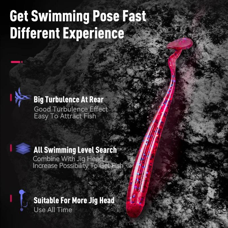 KINGDOM Soft Silicone Lures – Lifelike Swimbaits Pack - Fish & Cheaps | Fishing & Outdoor Gear