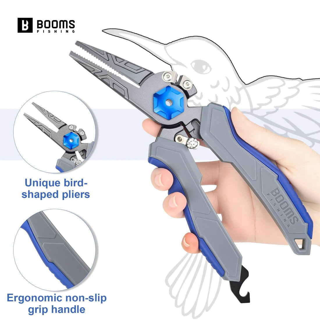 Booms Fishing F09 Saltwater Hook Remover Pliers - Fish & Cheaps | Fishing & Outdoor Gear