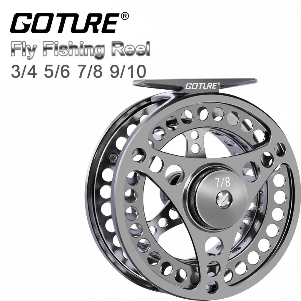 Goture WT Large Arbor Fly Reel – Silver Precision - Fish & Cheaps | Fishing & Outdoor Gear