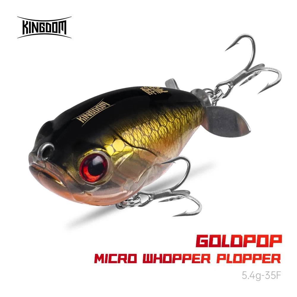 Kingdom GoldPop 35mm Topwater Lure - Fish & Cheaps | Fishing & Outdoor Gear