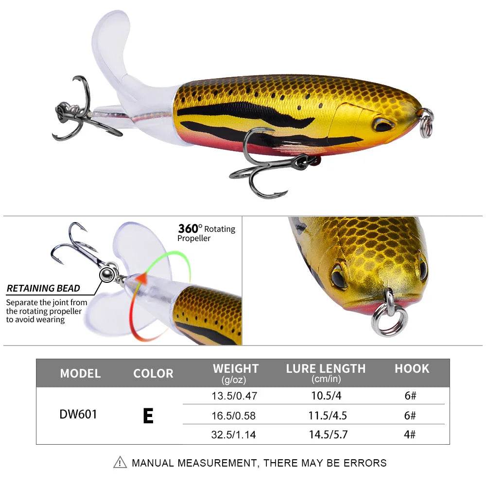 PROBEROS Topwater Popper Lure - Fish & Cheaps | Fishing & Outdoor Gear