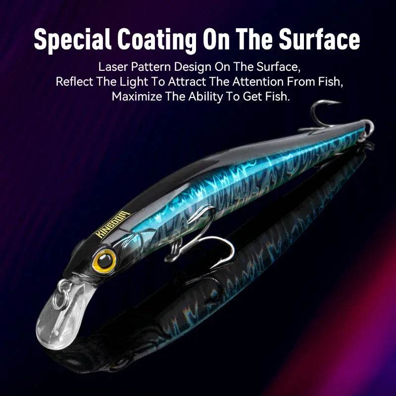 Kingdom Kingart Sinking Minnow Lure - Fish & Cheaps | Fishing & Outdoor Gear
