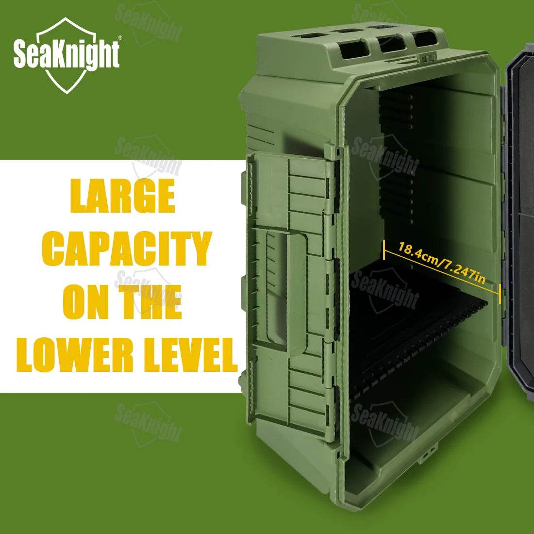 SeaKnight SK05 20L Tackle Box – Double Layer Storage - Fish & Cheaps | Fishing & Outdoor Gear