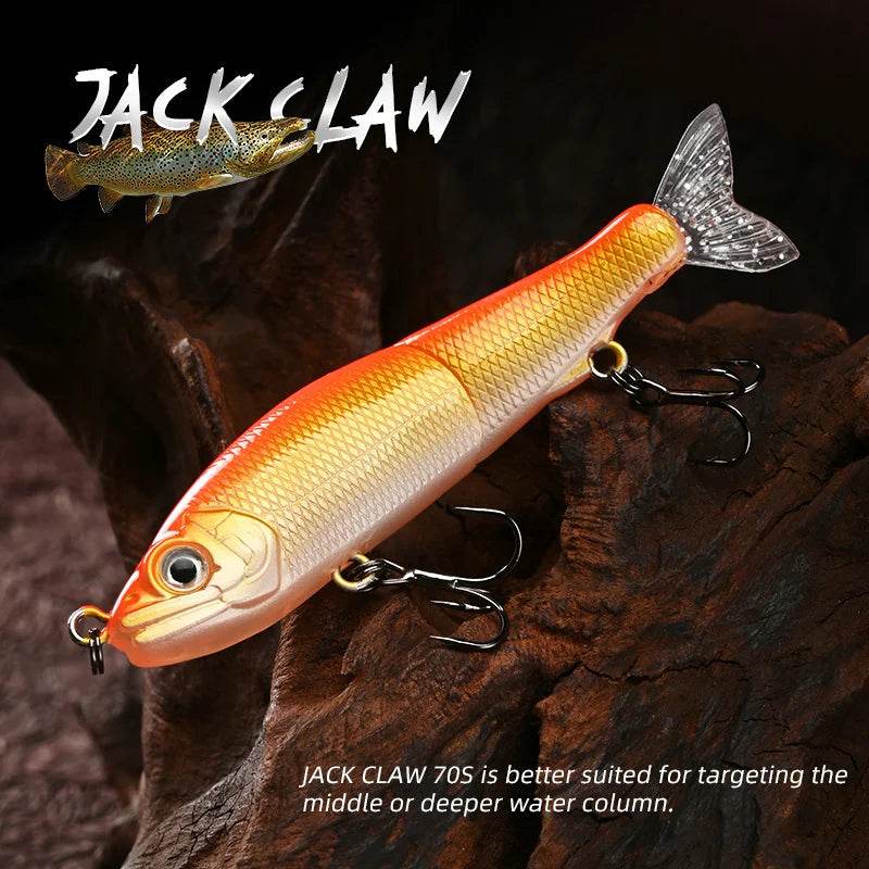 BLUX JACK CLAW 70S Swimbait – 70mm Sinking Minnow Wobbler - Fish & Cheaps | Fishing & Outdoor Gear