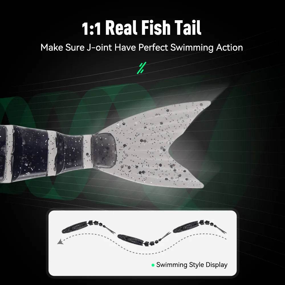 Kingdom Jointed Soft Swimbait – Monster Bite Series - Fish & Cheaps | Fishing & Outdoor Gear