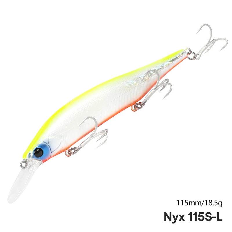 TSURINOYA 115S NYX Sinking Minnow Jerkbait - Fish & Cheaps | Fishing & Outdoor Gear