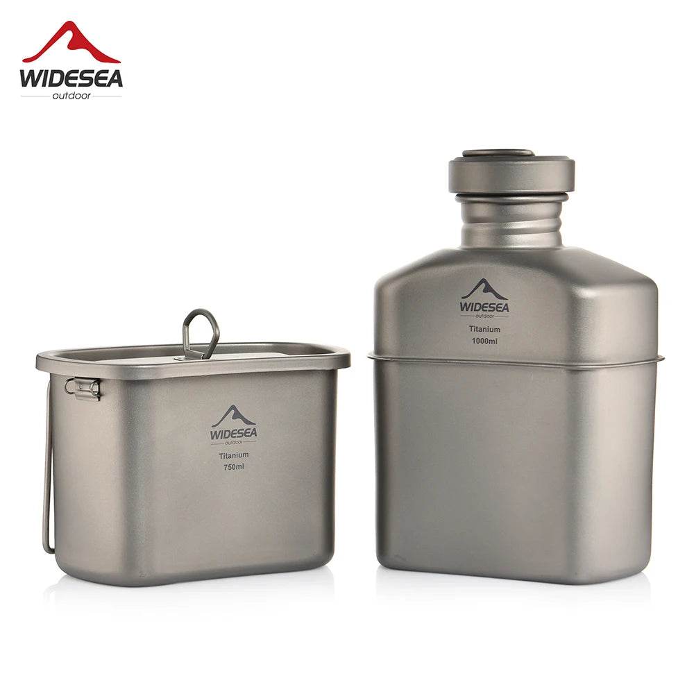 Widesea Titanium Lunch Box & Cookware Set - Fish & Cheaps | Fishing & Outdoor Gear