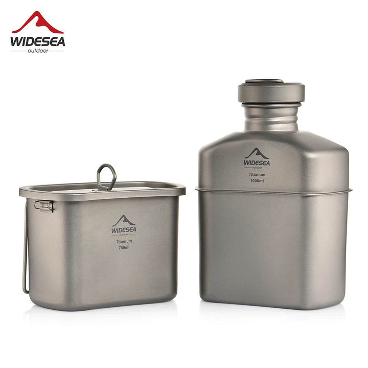 Widesea Titanium Lunch Box & Cookware Set - Fish & Cheaps | Fishing & Outdoor Gear