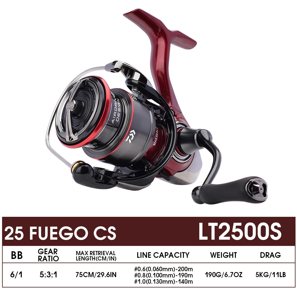 Daiwa Fuego CS LT 2025 Fishing Spinning Reel