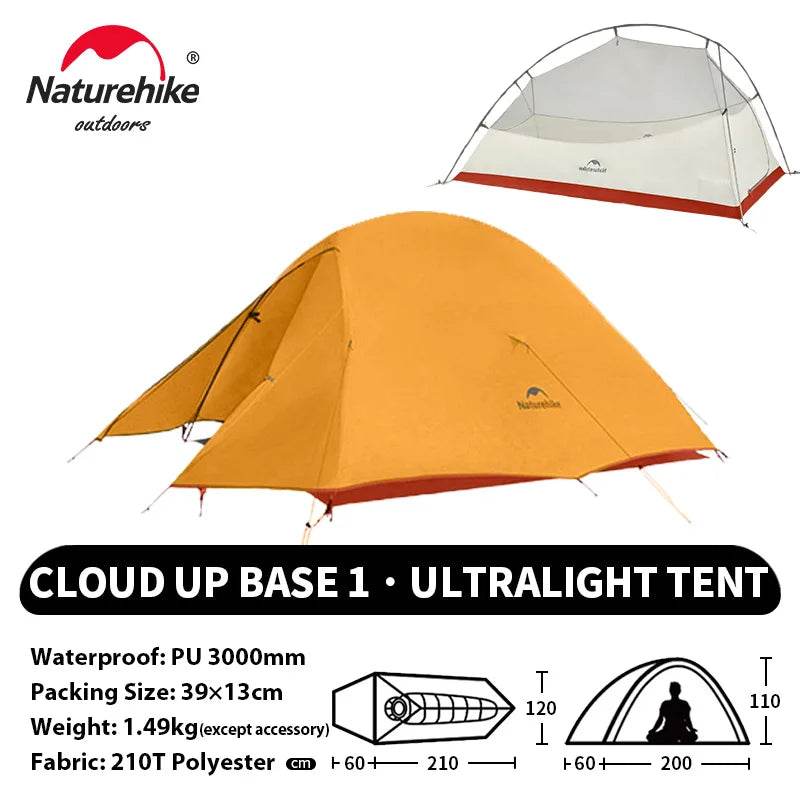 Naturehike Cloud Up 1 Ultralight Tent - Fish & Cheaps | Fishing & Outdoor Gear