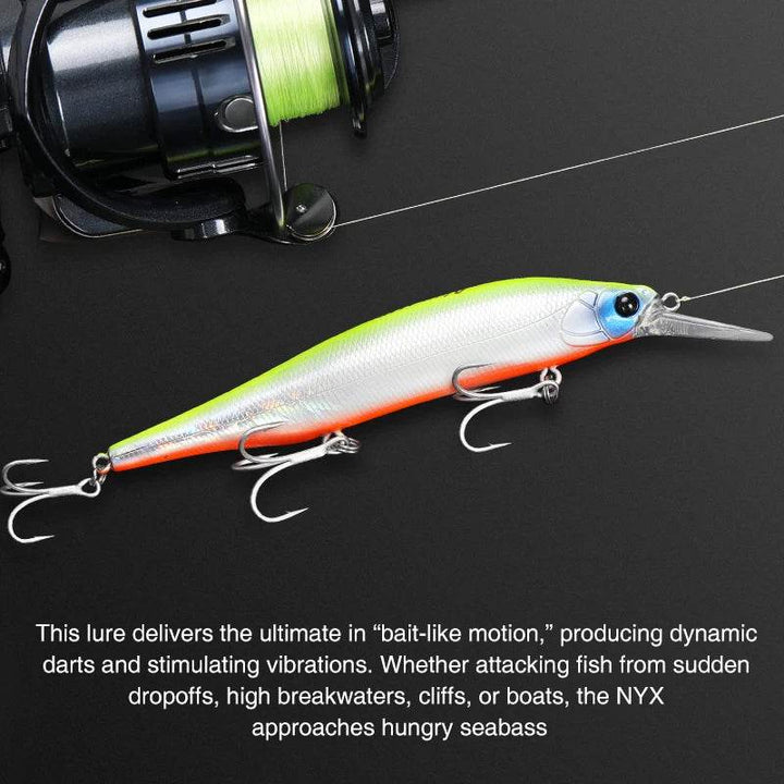 TSURINOYA 115S NYX Sinking Minnow Jerkbait - Fish & Cheaps | Fishing & Outdoor Gear