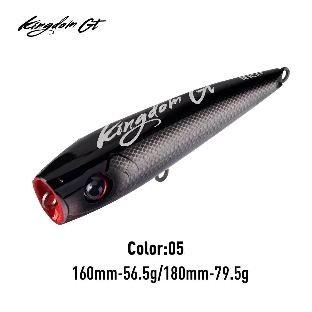 Kingdom GT Topwater Popper – Hard Saltwater Lure - Fish & Cheaps | Fishing & Outdoor Gear