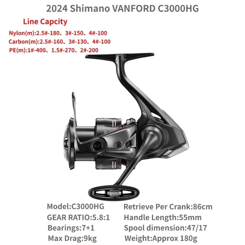 Shimano 2024 Vanford Spinning Reel - Fish & Cheaps | Fishing & Outdoor Gear