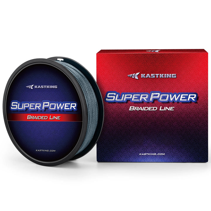 KastKing SuperPower Braided Line – 4 Strand Sinking PE Braid