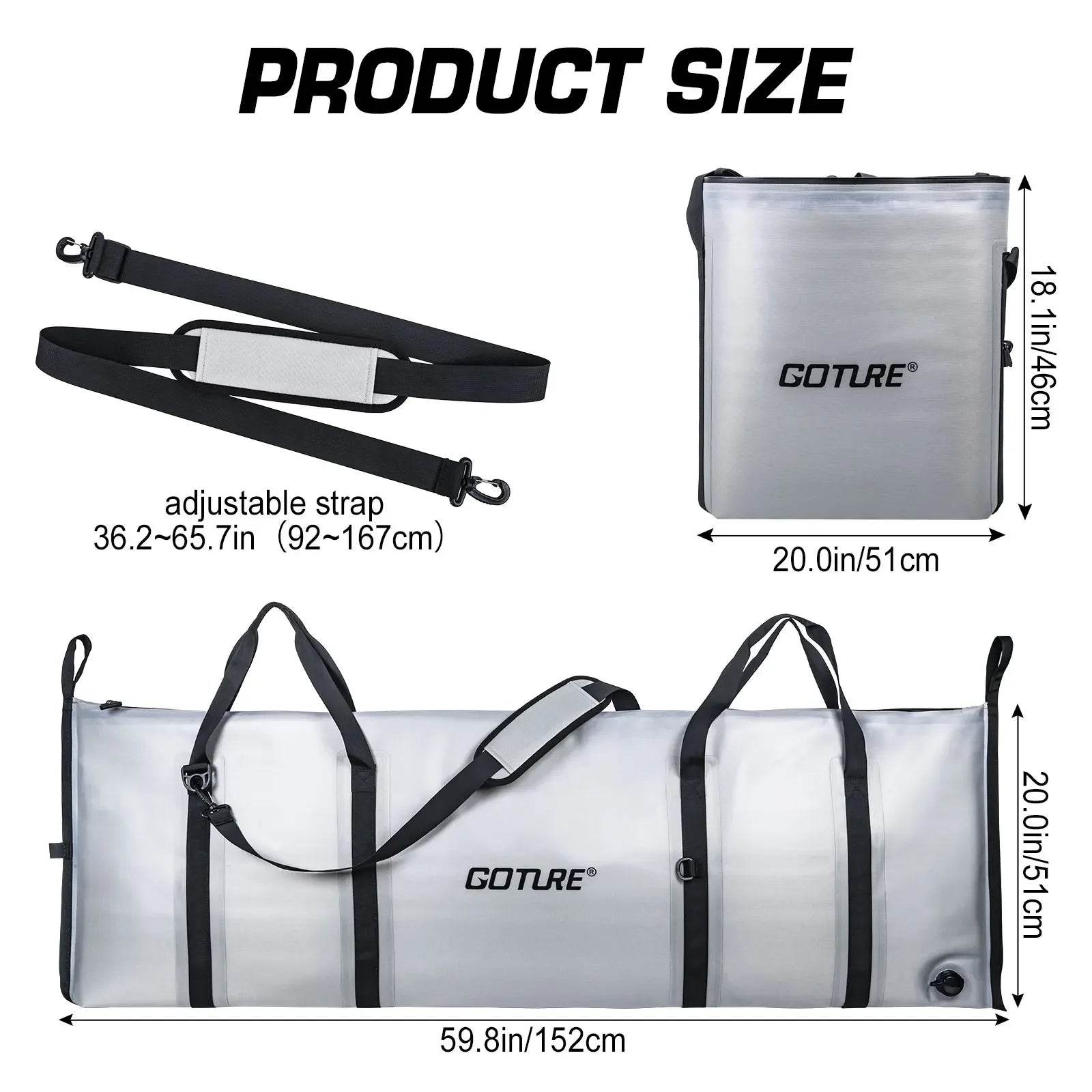 Goture Sea Fishing Insulated Cooler Bag - Fish & Cheaps | Fishing & Outdoor Gear