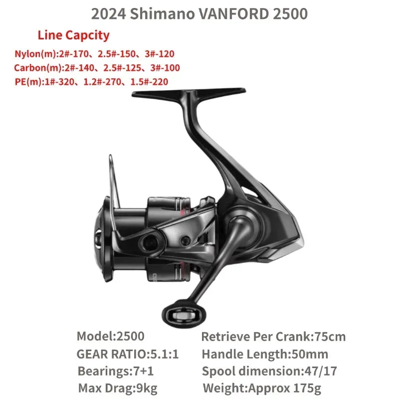 Shimano 2024 Vanford Spinning Reel - Fish & Cheaps | Fishing & Outdoor Gear