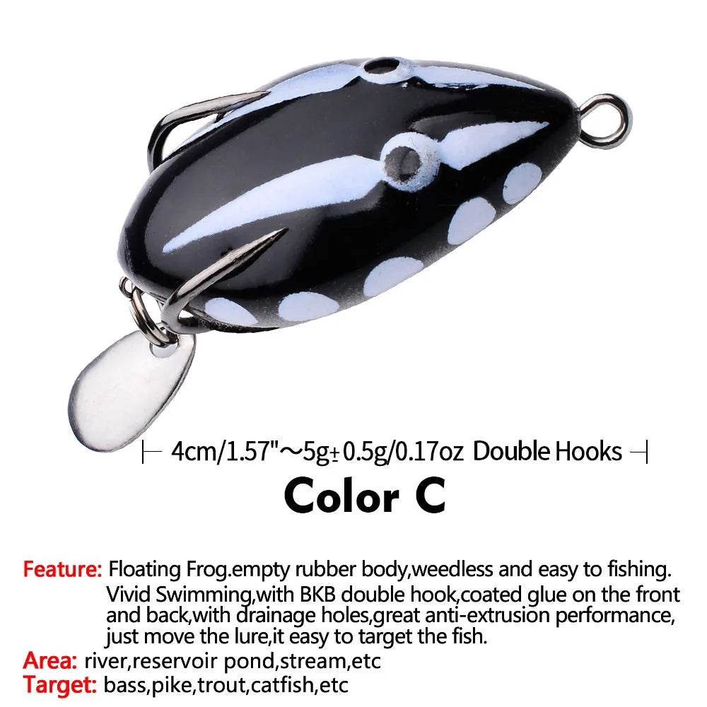 PROBEROS Mini Thunder Frog Lure – Realistic Soft Bait - Fish & Cheaps | Fishing & Outdoor Gear