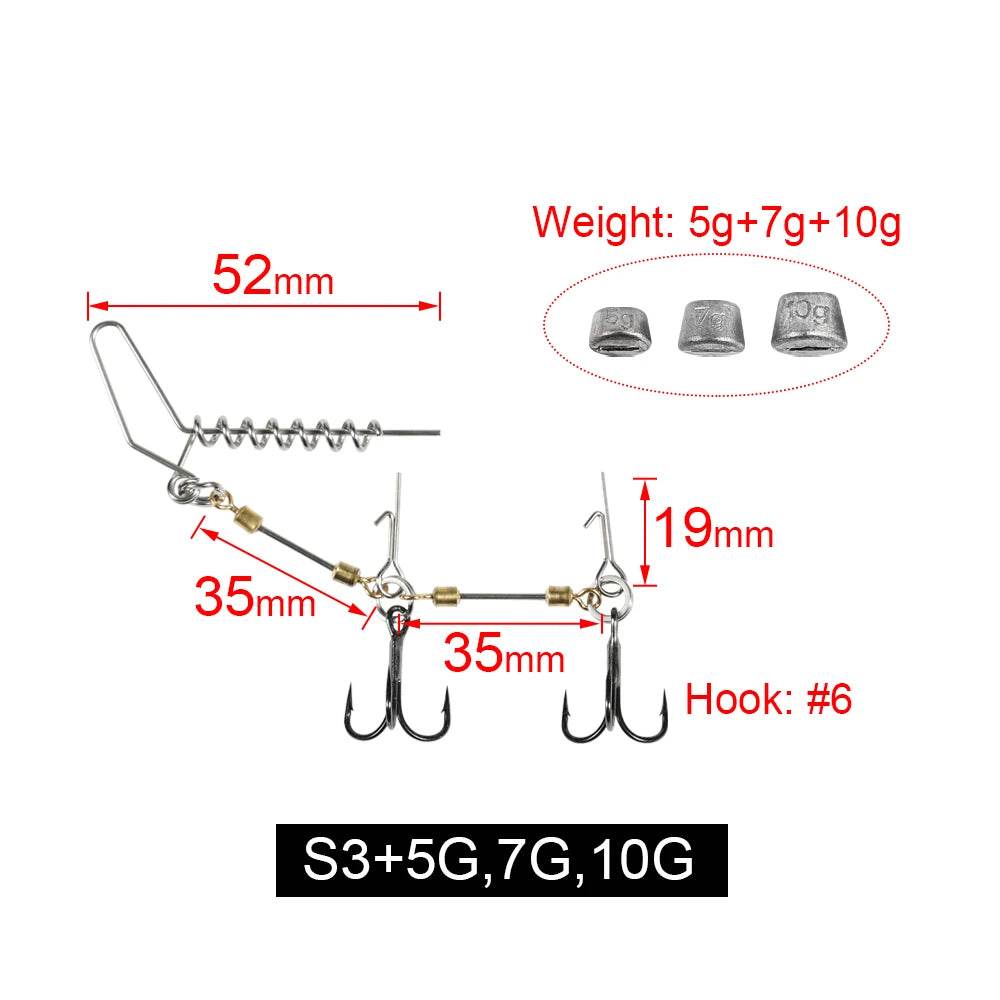 Spinpoler Multi-Depth Weighted Stinger Rig - Fish & Cheaps | Fishing & Outdoor Gear