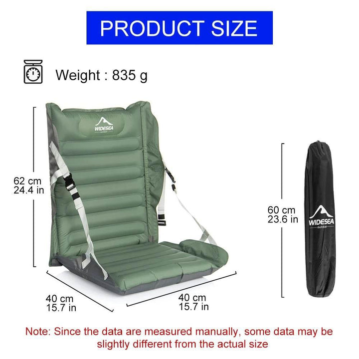 Widesea Folding Inflatable Cushion Mat - Fish & Cheaps | Fishing & Outdoor Gear