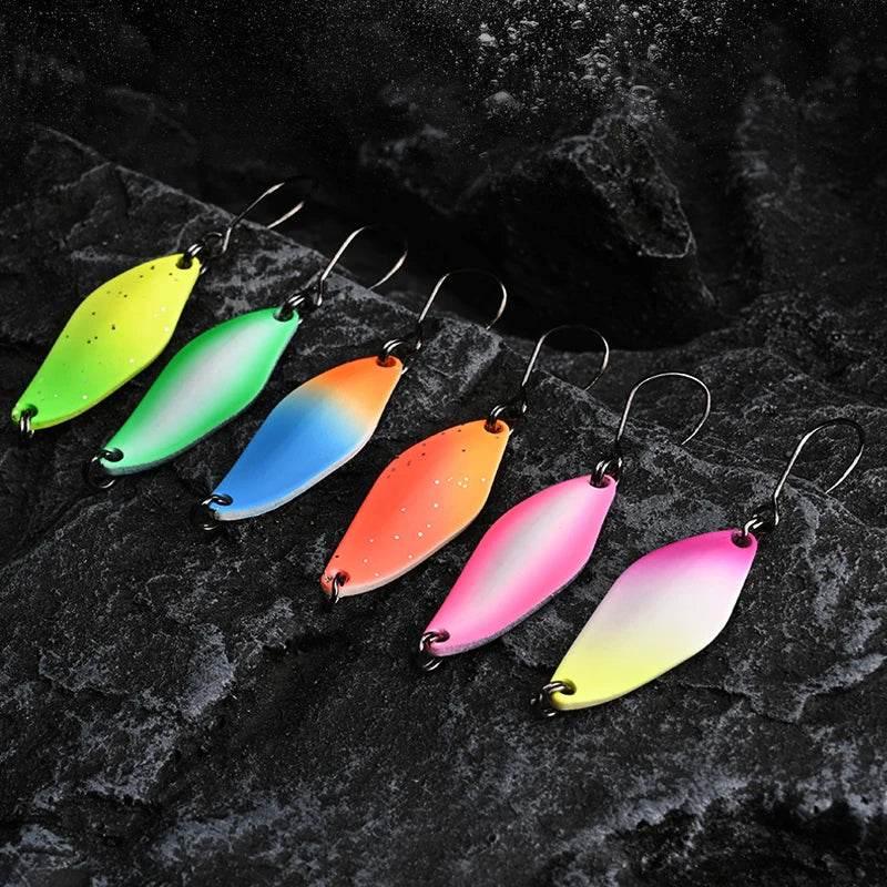 BLUX 2.4g Mini Metal Spoon – Colourful Stream Lure - Fish & Cheaps | Fishing & Outdoor Gear