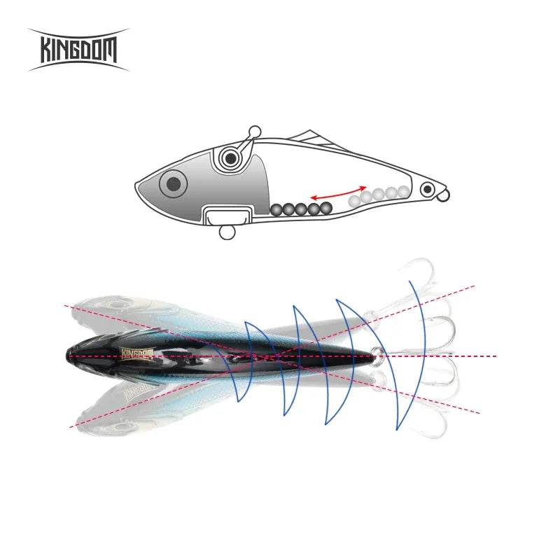 Kingdom VIB Sinking Lure – Lifelike Swim Bait - Fish & Cheaps | Fishing & Outdoor Gear