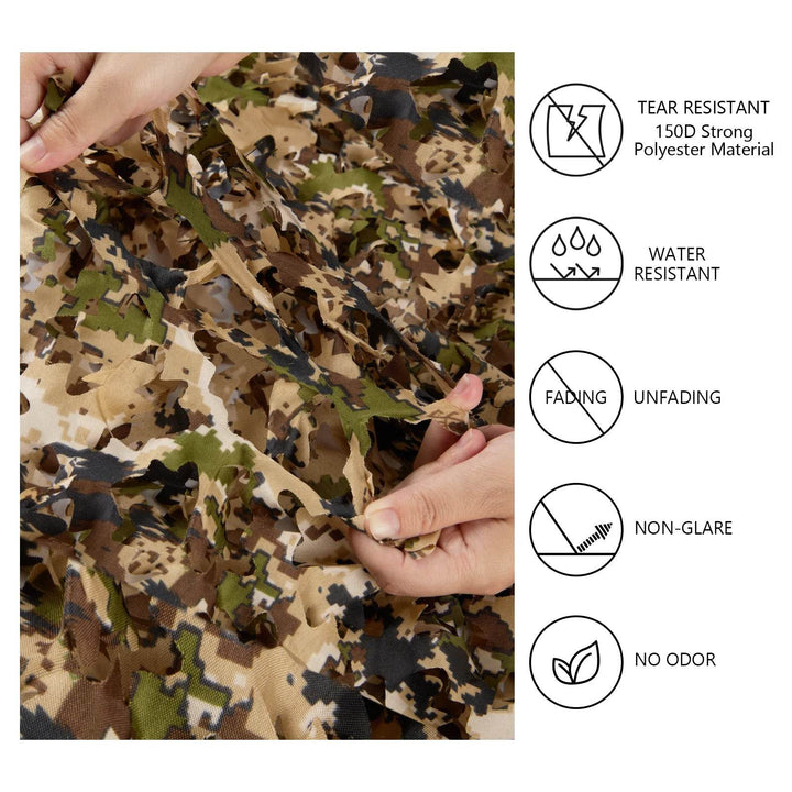BASSDASH Camo Netting – Water Resistant 3D Mesh - Fish & Cheaps | Fishing & Outdoor Gear
