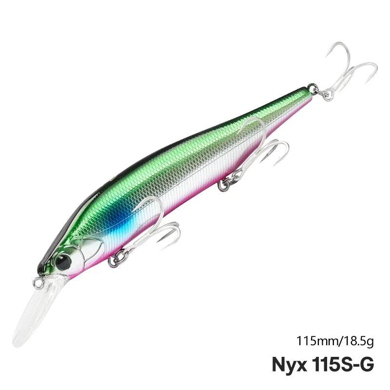 TSURINOYA 115S NYX Sinking Minnow Jerkbait - Fish & Cheaps | Fishing & Outdoor Gear