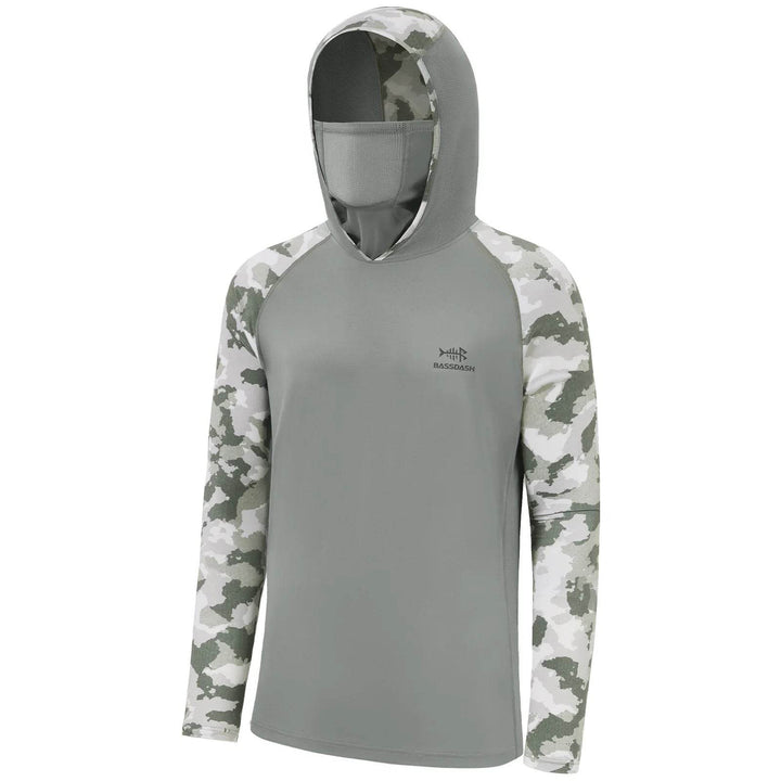 BASSDASH UPF 50+ Camo Hoodie Shirt - Fish & Cheaps | Fishing & Outdoor Gear