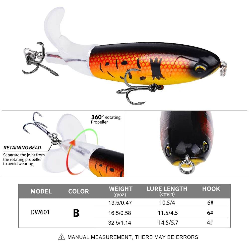 PROBEROS Topwater Popper Lure - Fish & Cheaps | Fishing & Outdoor Gear