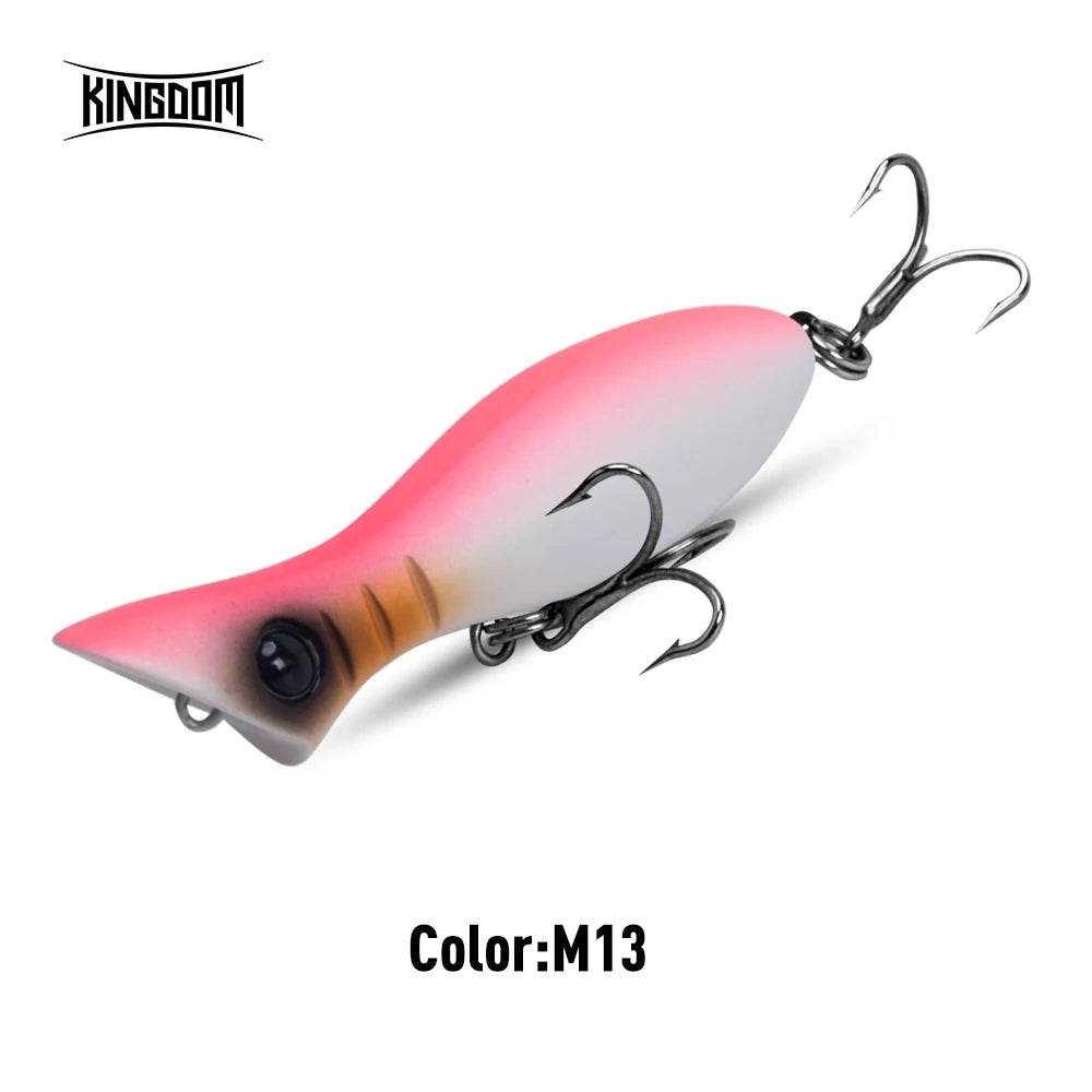 Kingdom Mini Popper Fishing Lure – 50mm Precision Bait - Fish & Cheaps | Fishing & Outdoor Gear