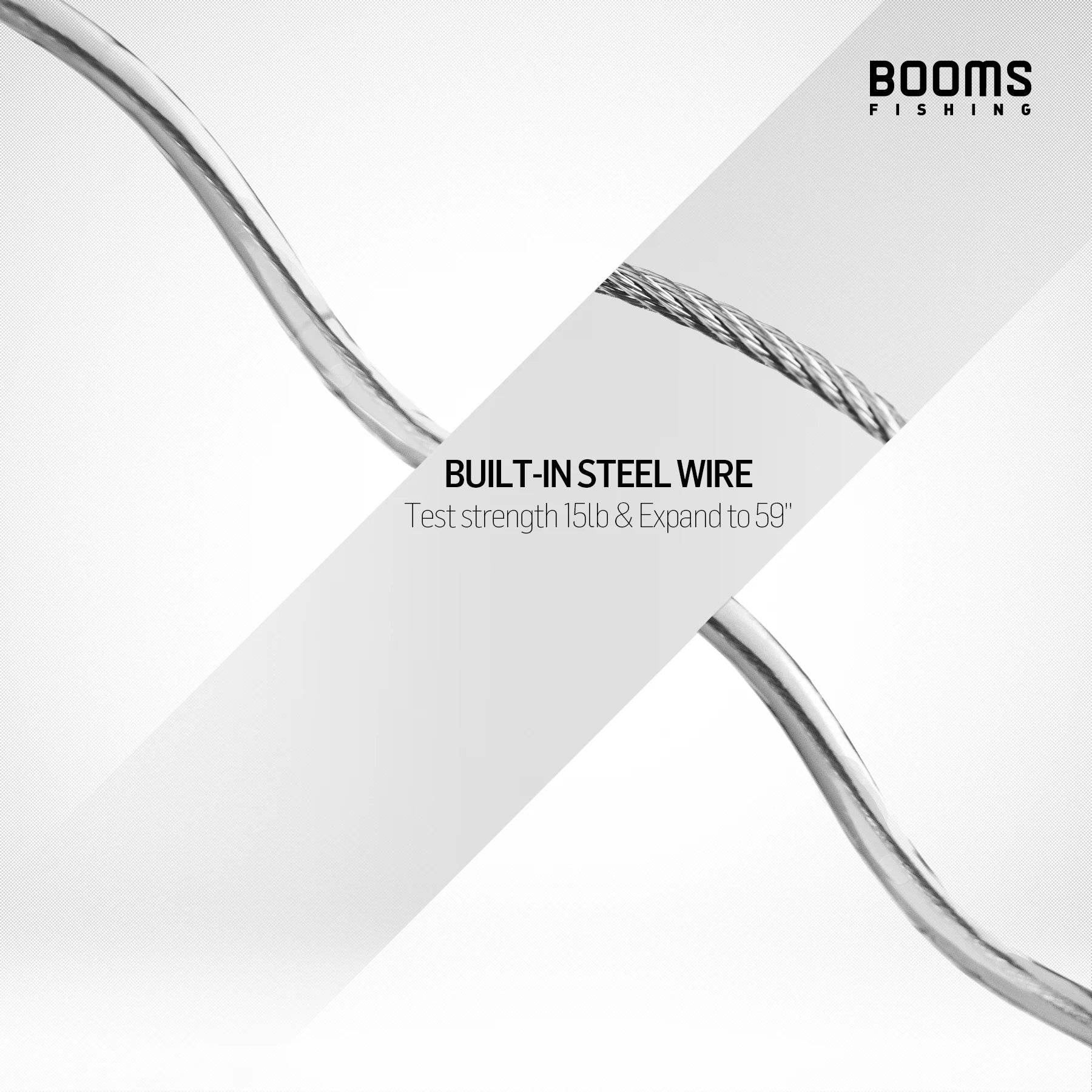 Booms T04 Retractable Fishing Lanyard - Fish & Cheaps | Fishing & Outdoor Gear