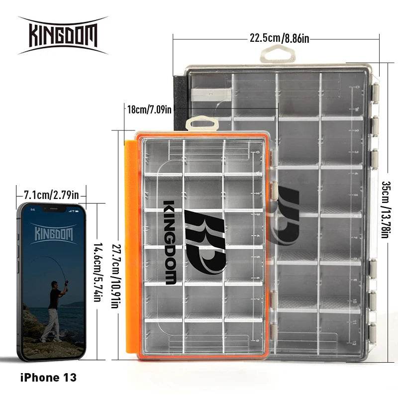 Kingdom HyperSeal Tackle Box – Detachable Lure Storage - Fish & Cheaps | Fishing & Outdoor Gear
