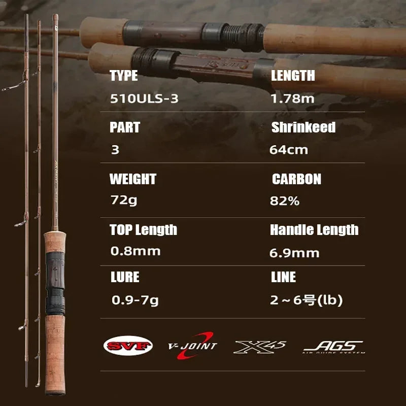 DAIWA AIR BULLET Stream Spinning/Casting Rod - Fish & Cheaps | Fishing & Outdoor Gear