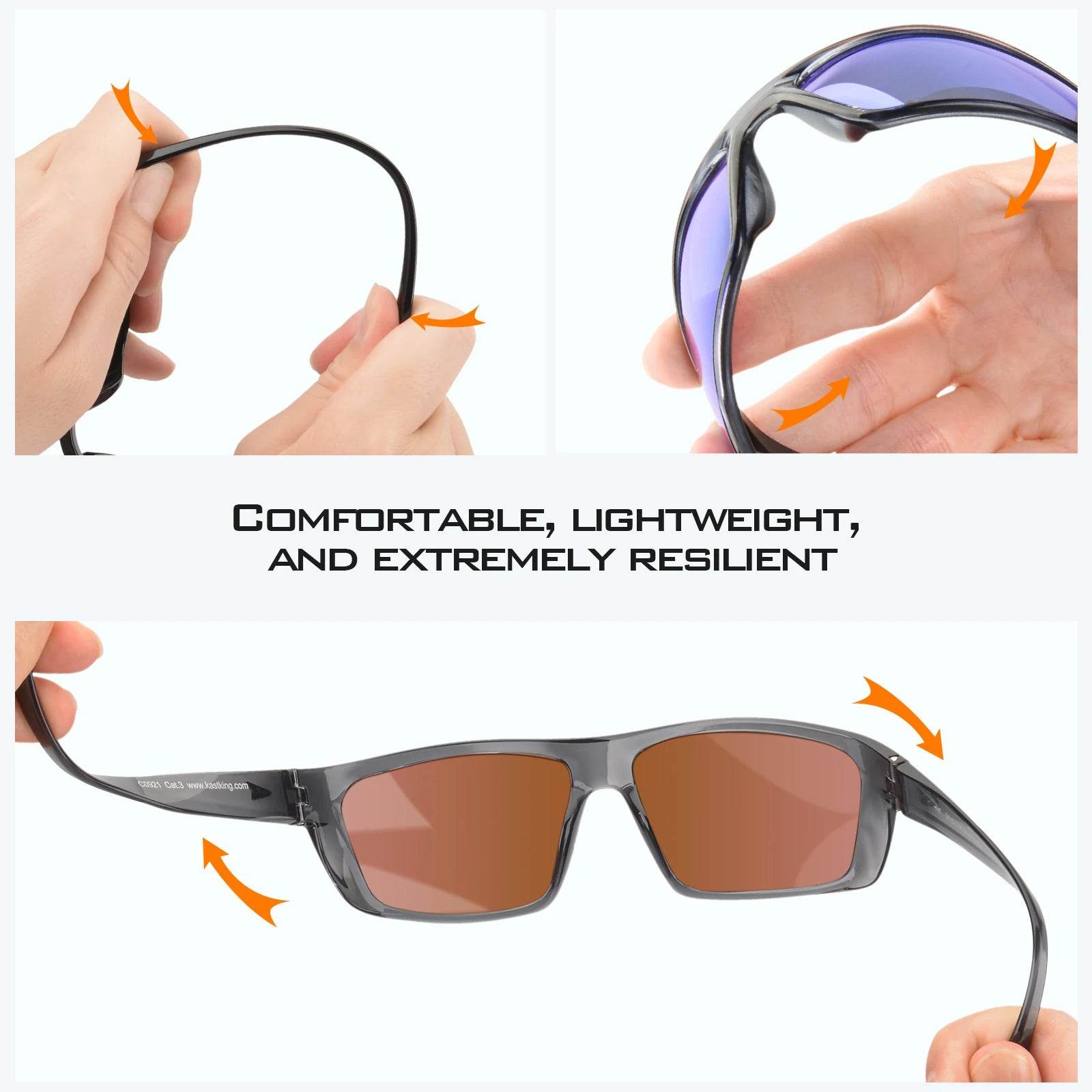 KastKing Huzzah Polarised Sport Sunglasses - Fish & Cheaps | Fishing & Outdoor Gear