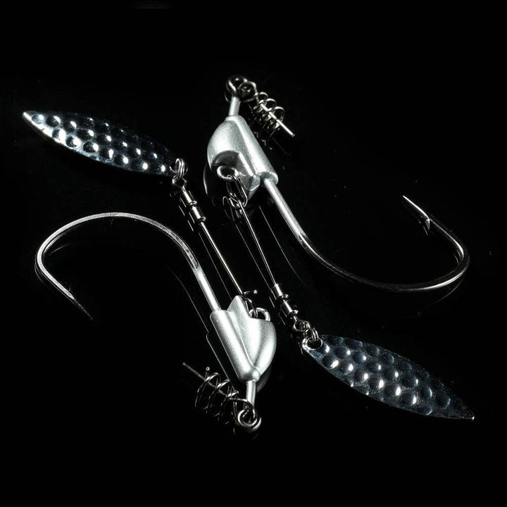 Spinpoler Underspin Jigheads – Bladed Weedless Swimbait Hooks - Fish & Cheaps | Fishing & Outdoor Gear