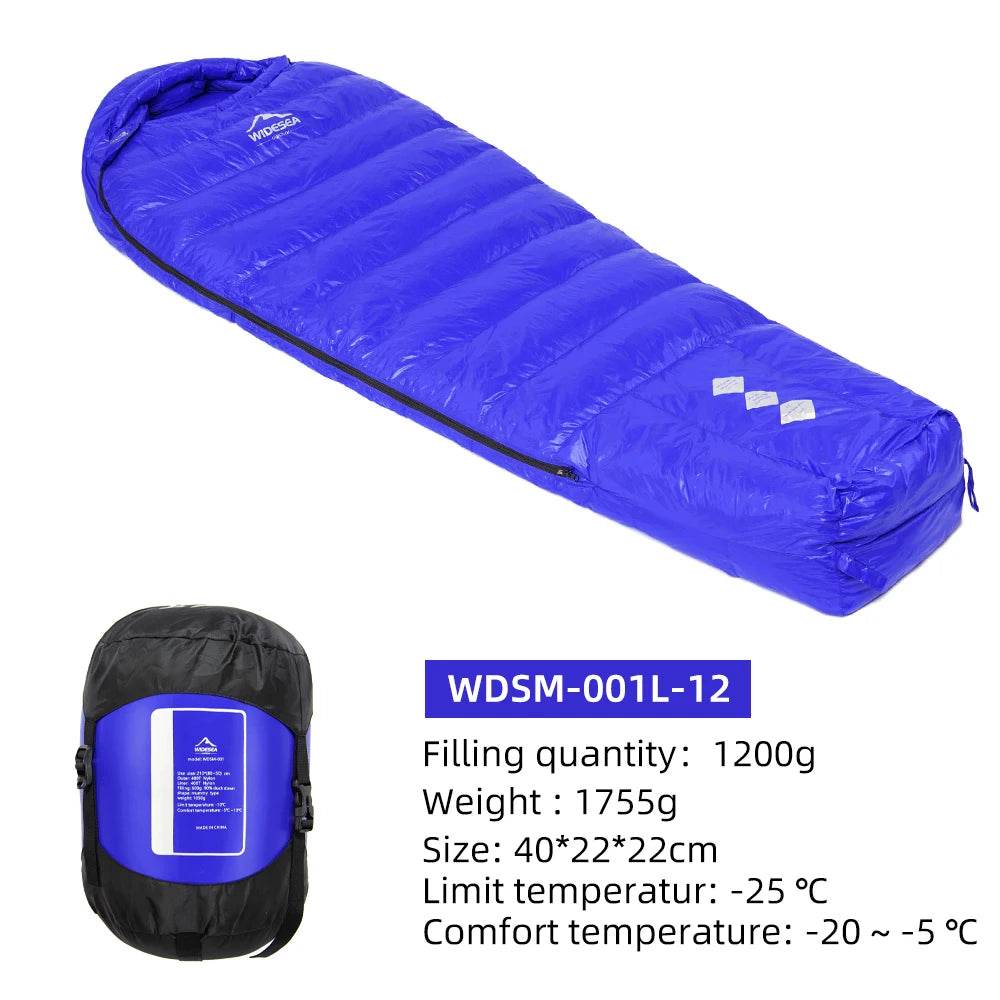 Widesea Ultralight Duck Down Winter Sleeping Bag - Fish & Cheaps | Fishing & Outdoor Gear