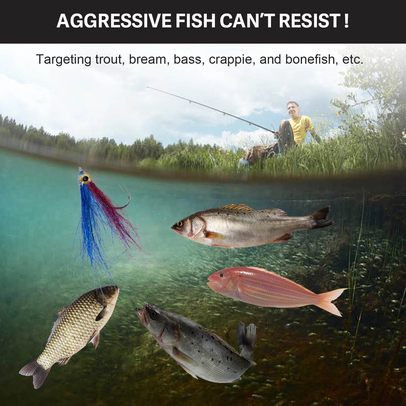 Goture 2box Fly Insect Lure Set - Fish & Cheaps | Fishing & Outdoor Gear