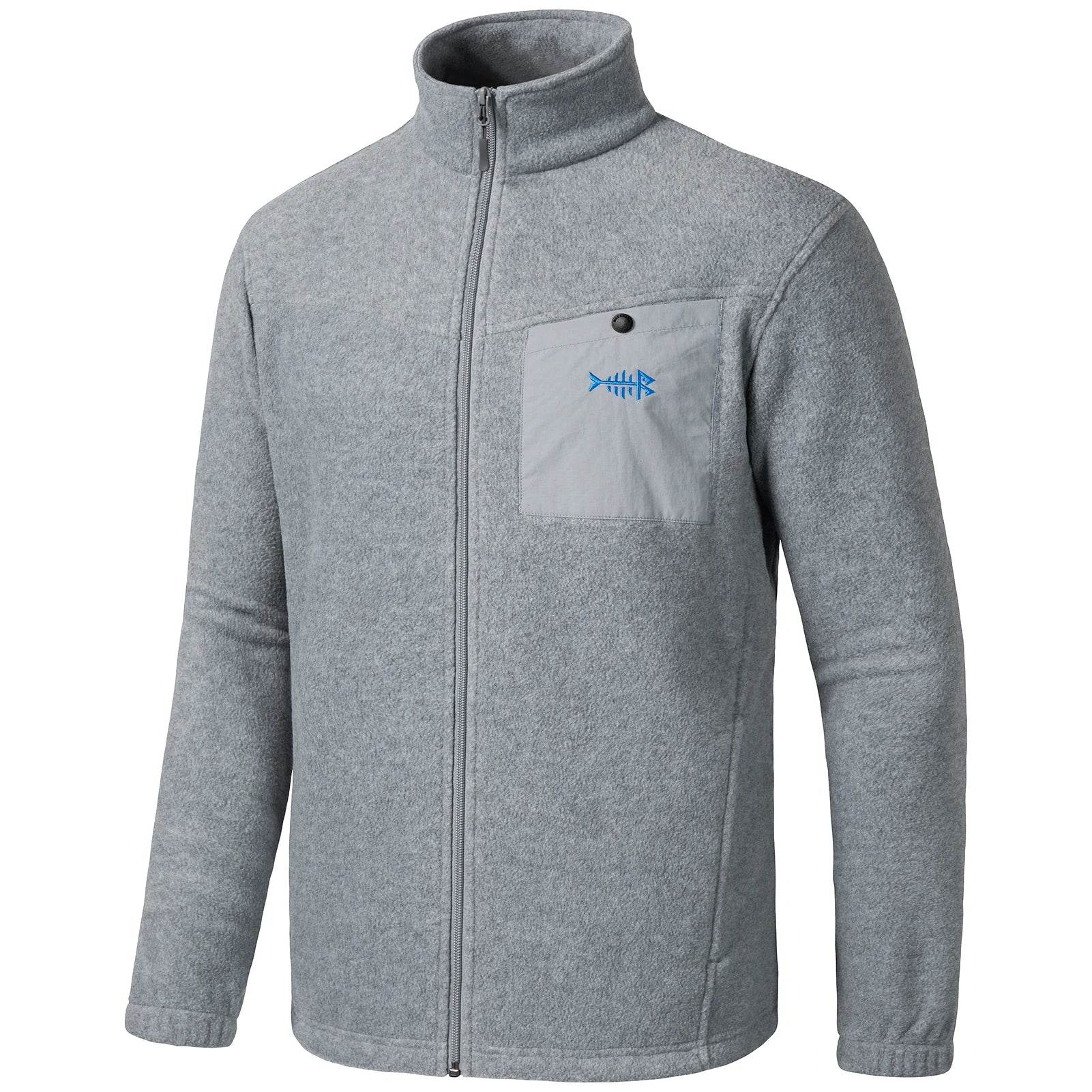 BASSDASH AllDay Men’s Full Zip Fleece Jacket - Fish & Cheaps | Fishing & Outdoor Gear